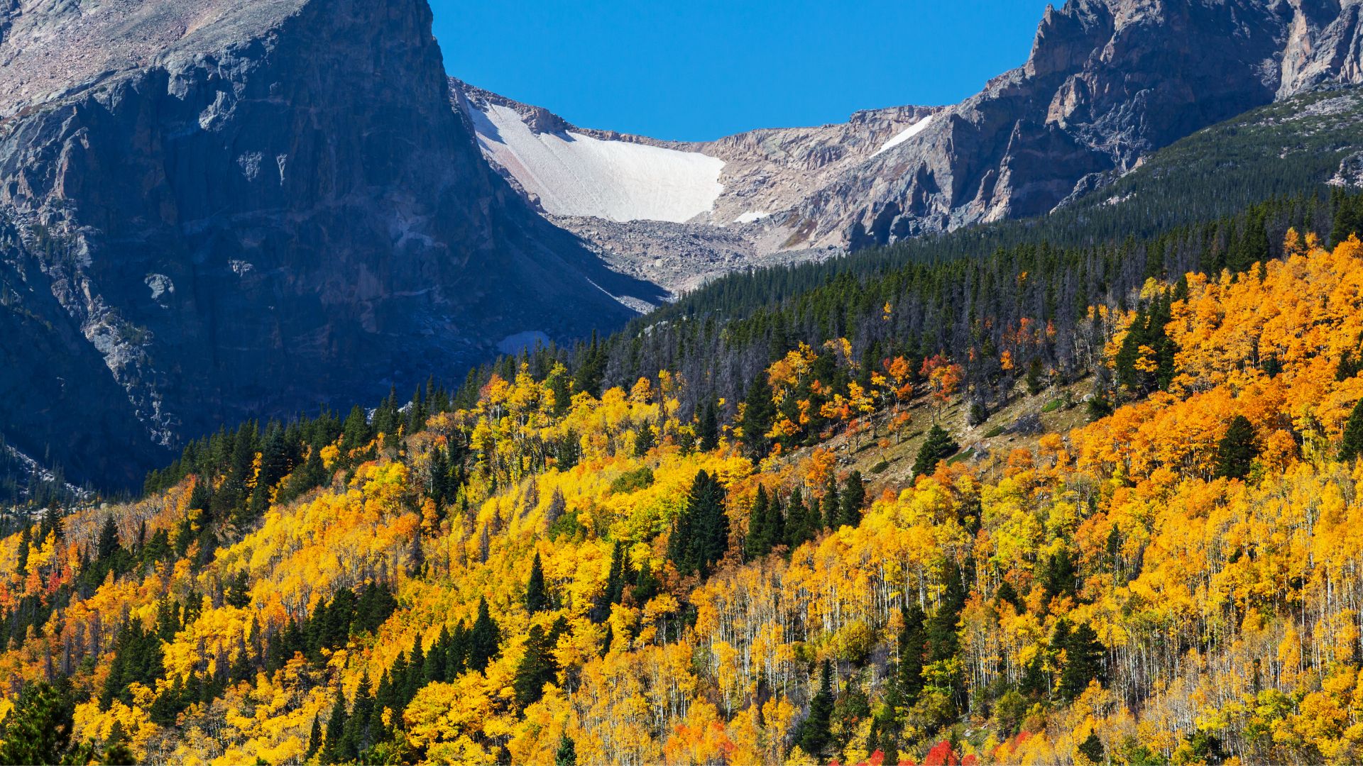 Rocky Mountains autumn