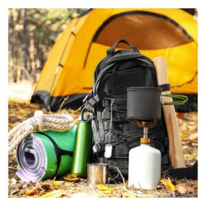 camping gear at camp site